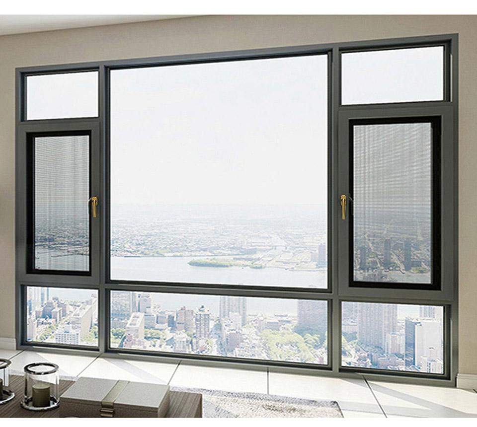 115系统钢纱一体外开窗