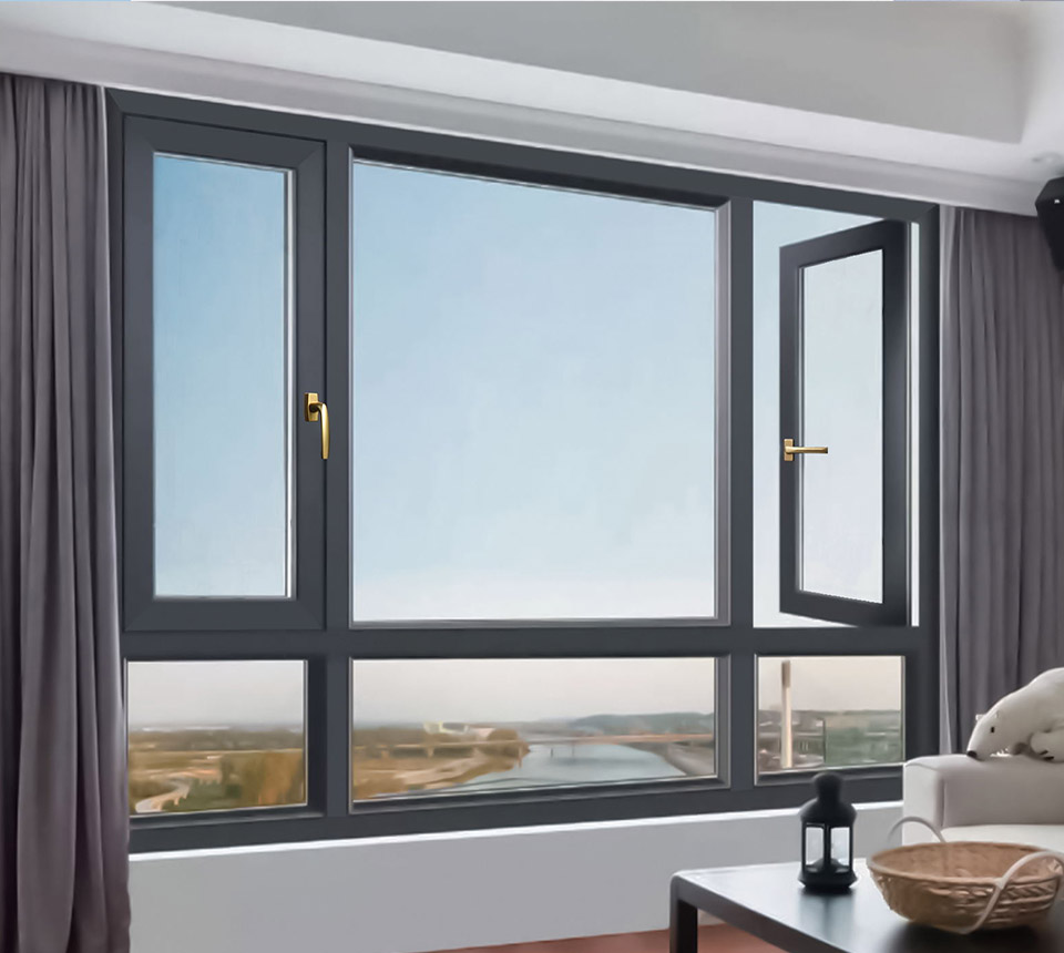 115系统钢纱一体外开窗